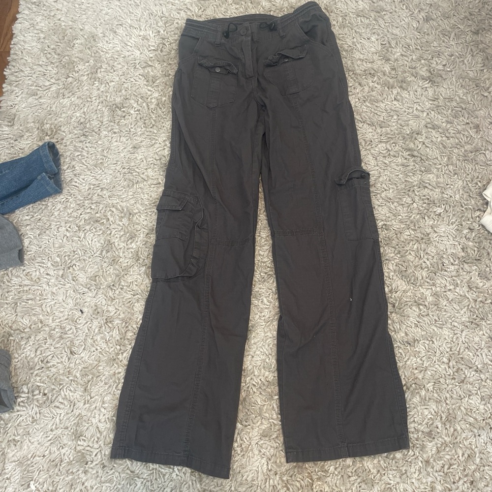 Brandy Melville dark grey cargo pants